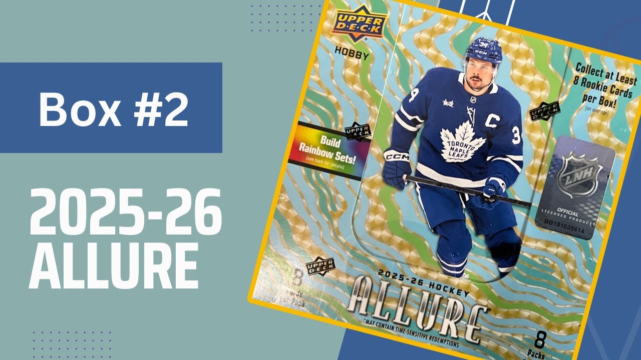 Blue Line Auto! Upper Deck Allure 2025-26