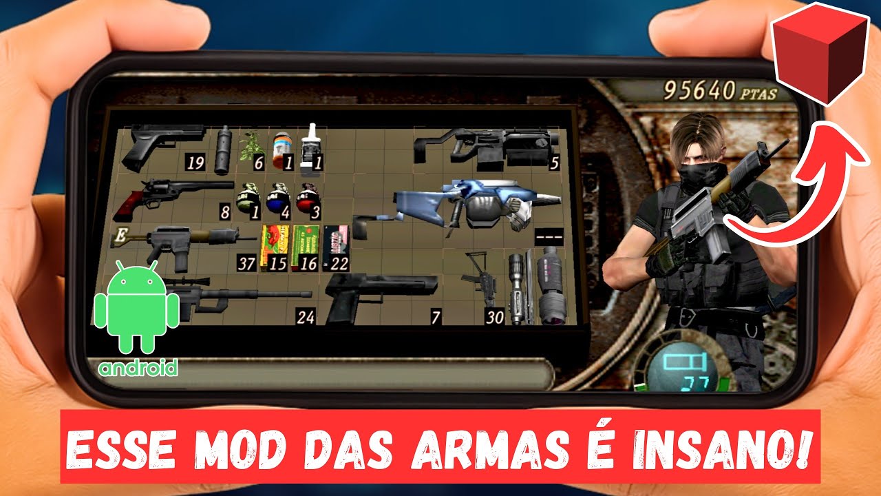 RESIDENT EVIL 4 WEAPONS PACK para Android - Re4 Mod Skin