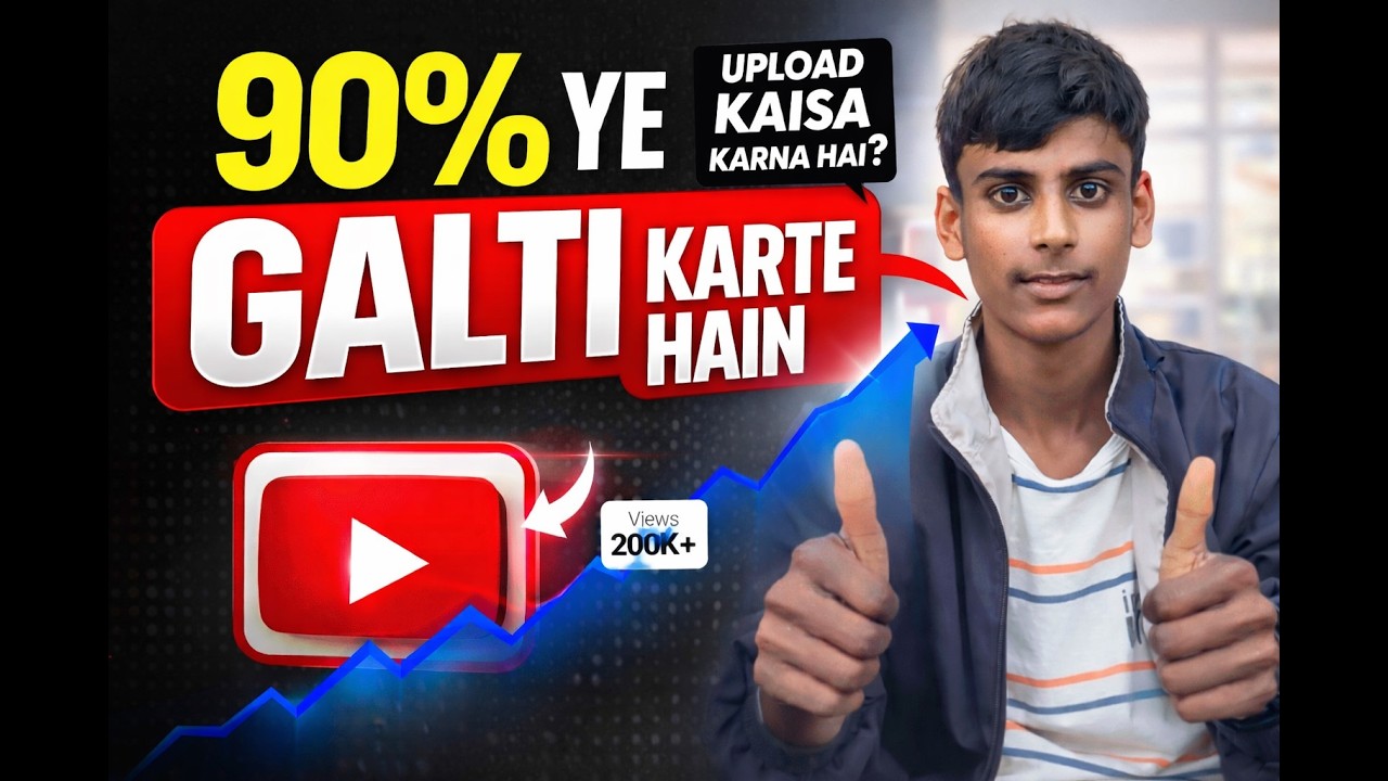 YouTube Video Upload Kaise Kare | 90% Log Galat Setting Karte Hain 😱 Views Nahi Aate
