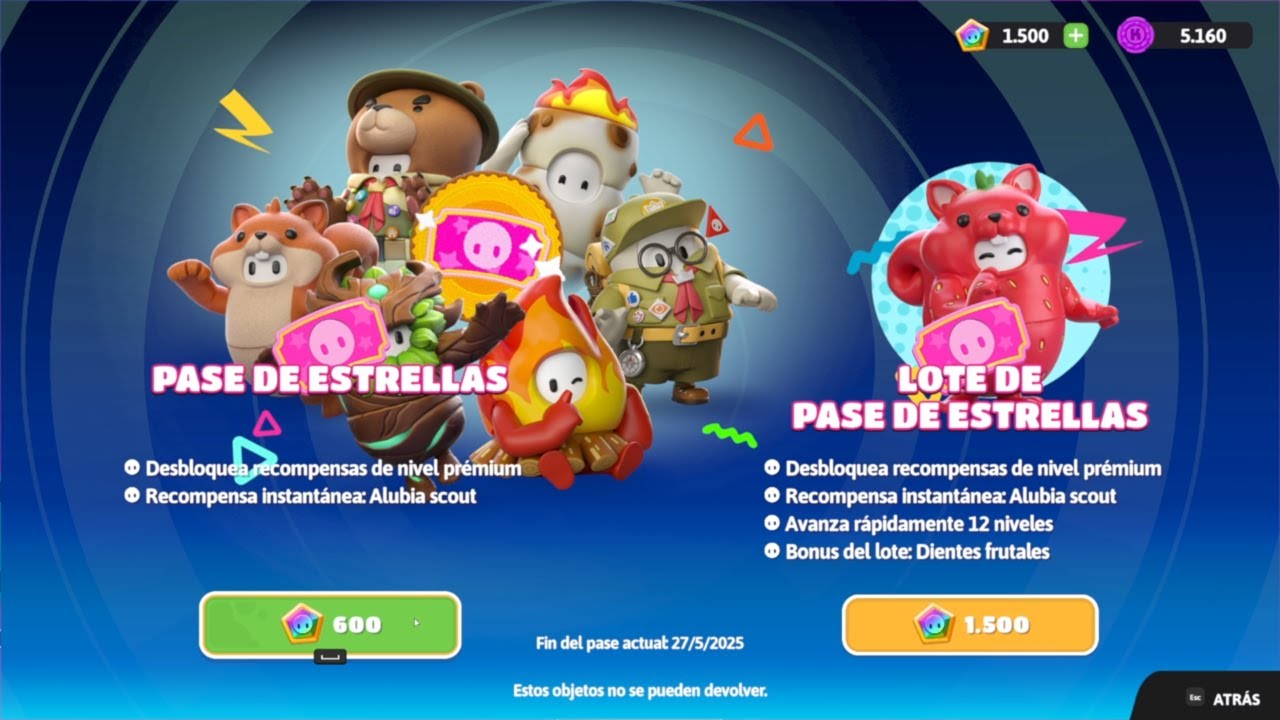 Nuevo pase de estrellas de Fall Guys | Abril 2025