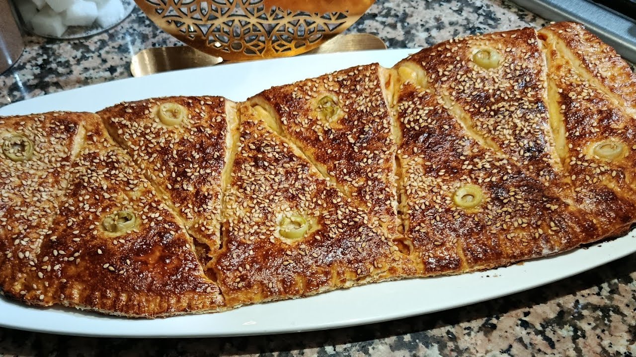 فطيرة قطنية وهشيشة كتوجد في 90 دقيقة 🔥 بحشوة سهلة ولذيذة بمكونات بسيطة
