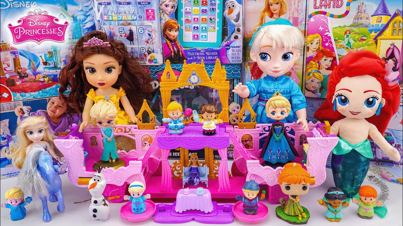 Unboxing Disney Princess Magical Pink Castle Playset | Disney Princess Toys Collection Review