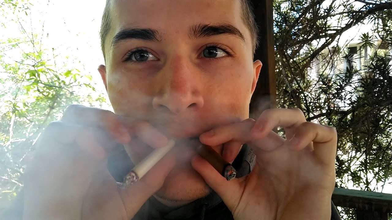 Smoking a Cigarette and a Cigarillo at the Same Time