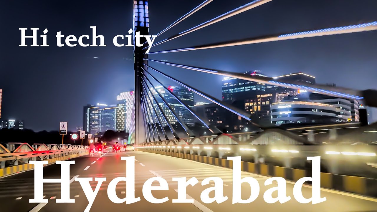 India’s most productive region - Hitech city drive - Hyderabad | 4K | Trawellbeings