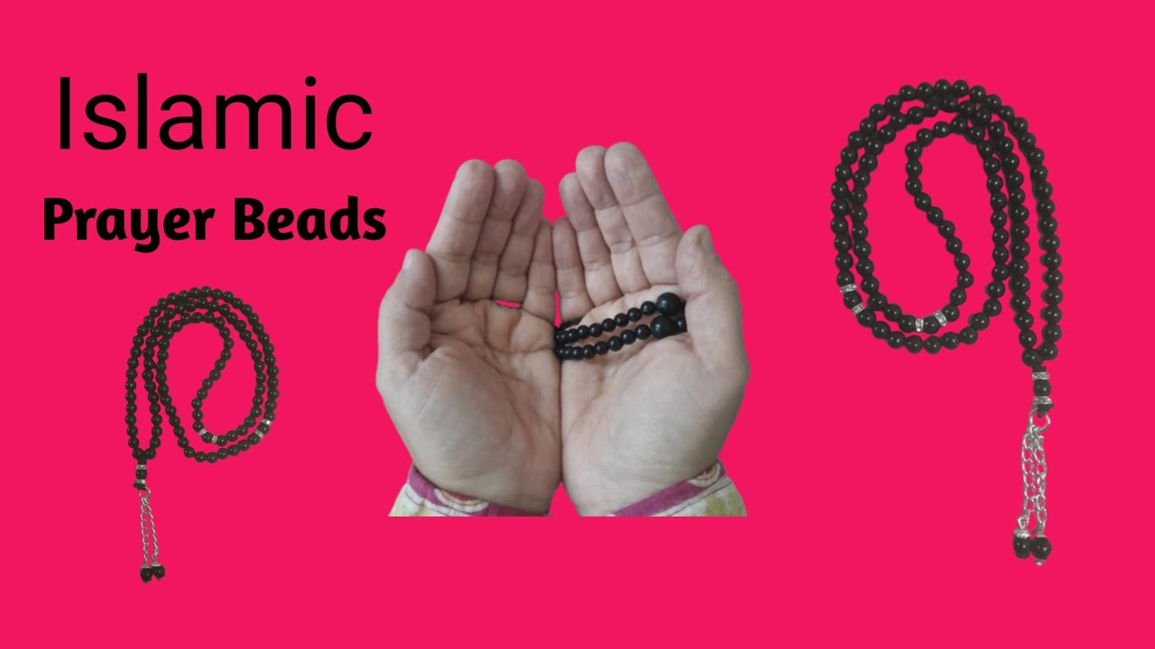 How To Make Islamic Prayer Beads | DIY Black Misbaha Tasbih Tutorial