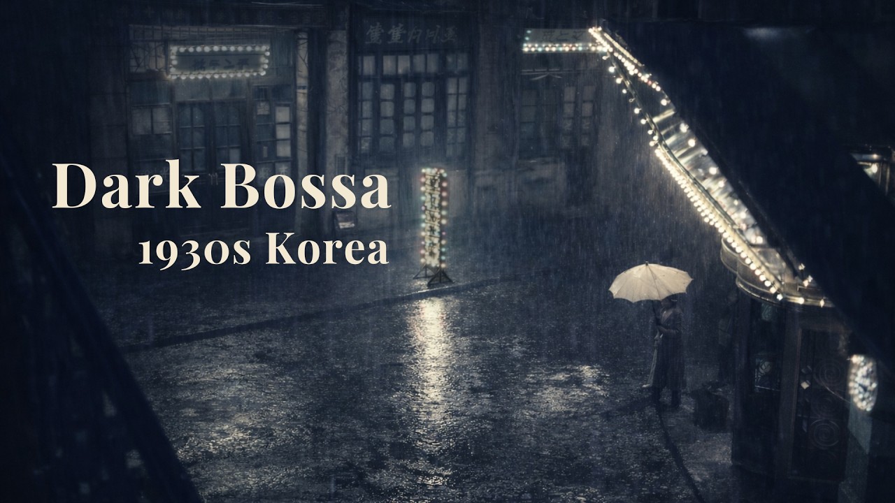 1930년대 경성의 비 오는 밤 | 한국 근대문학 Dark Bossa Playlist (Female Vocal)