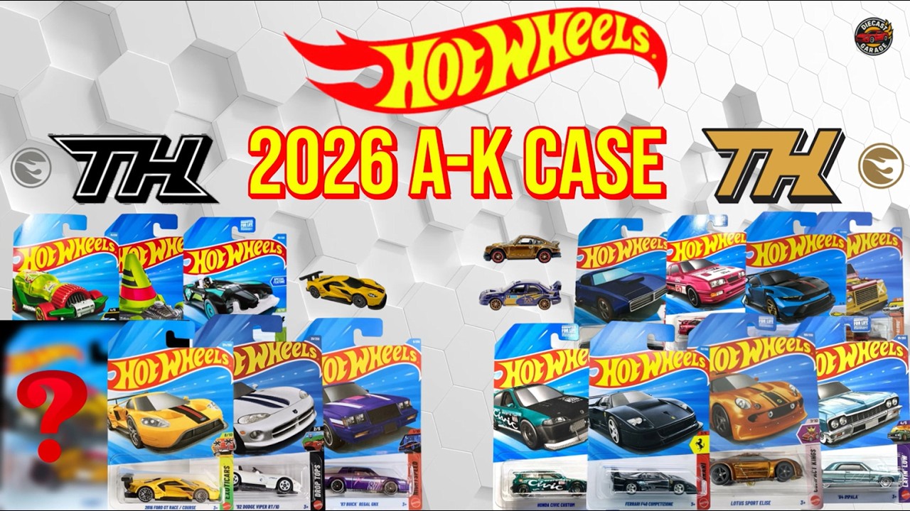Hot Wheels 2026 Super Treasure Hunt & Treasure Hunt Master List A-K Case ! #hotwheels #treasurehunt