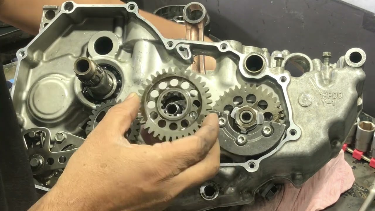 Yamaha YFZ 450 cc  2018 engine rebuild 🚀| Yamaha YFZ Engine fitting one by one. #videos #bike #k t g