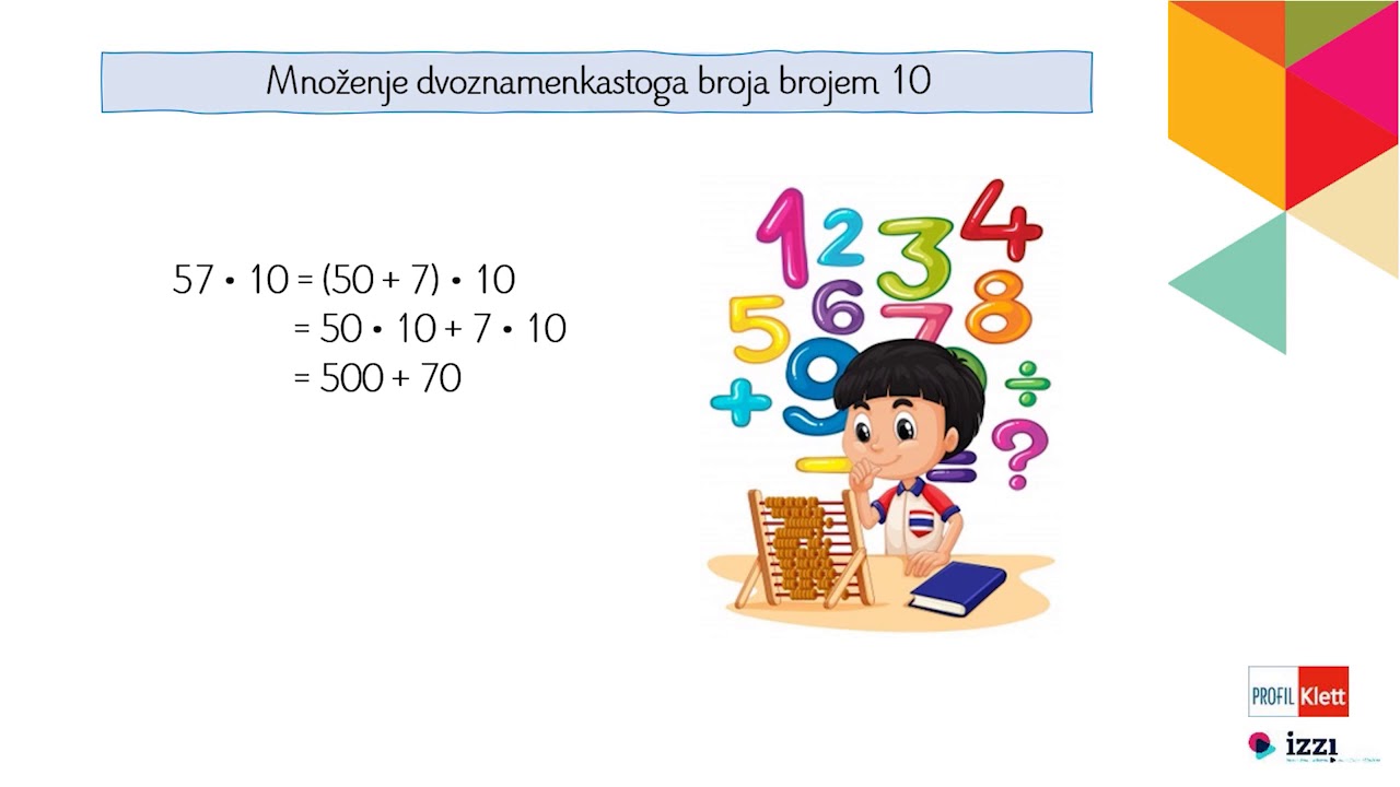 Profil Klett – VIDEOLEKCIJE: Množenje s 10 i 100 (3. razred)
