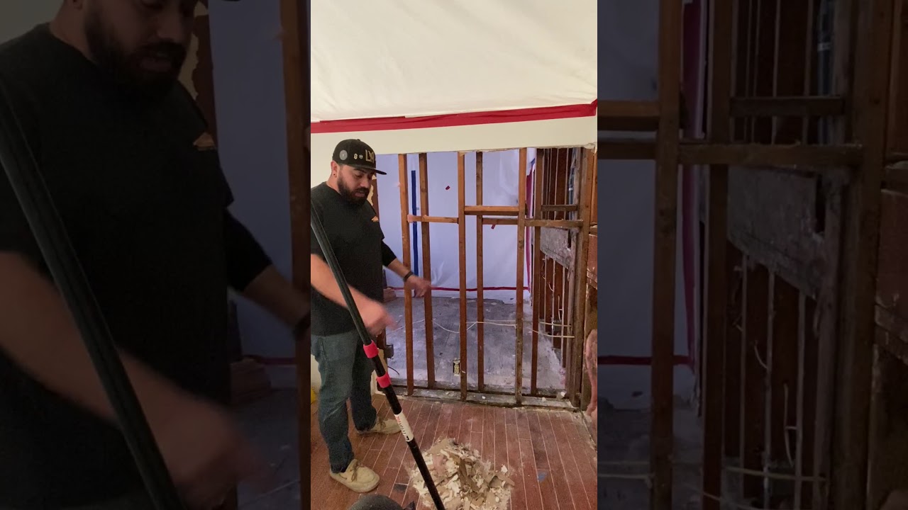 Water Damage - Beginning Demolition