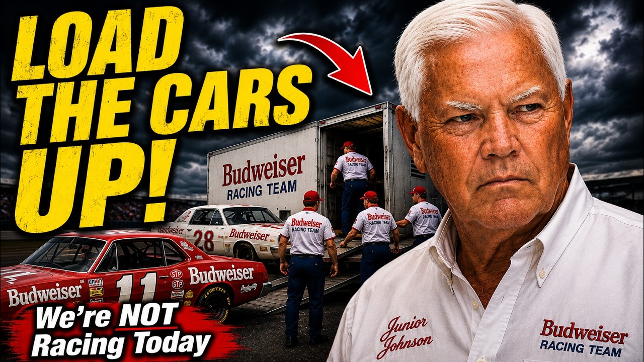 Why Junior Johnson said "Load the cars up. We're not gonna run the race!" 1985 