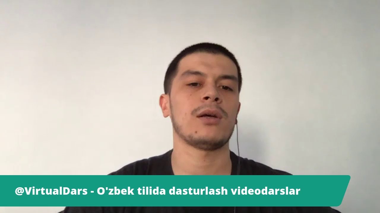 TexnoGap #2. iOS, Android va React Native. Mobil qurilmalarga dastur yaratish.