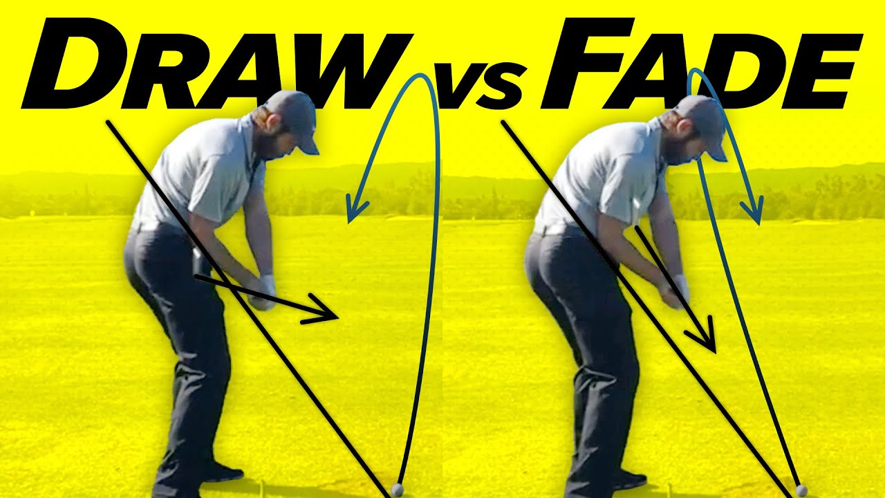 Draw vs Fade - PERFECT GOLF SWING SLOW MOTION !!