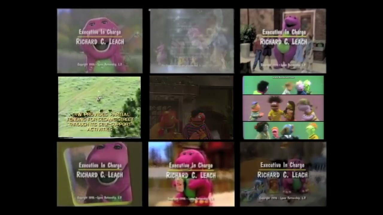 Barney and Sesame Street Remix Credits