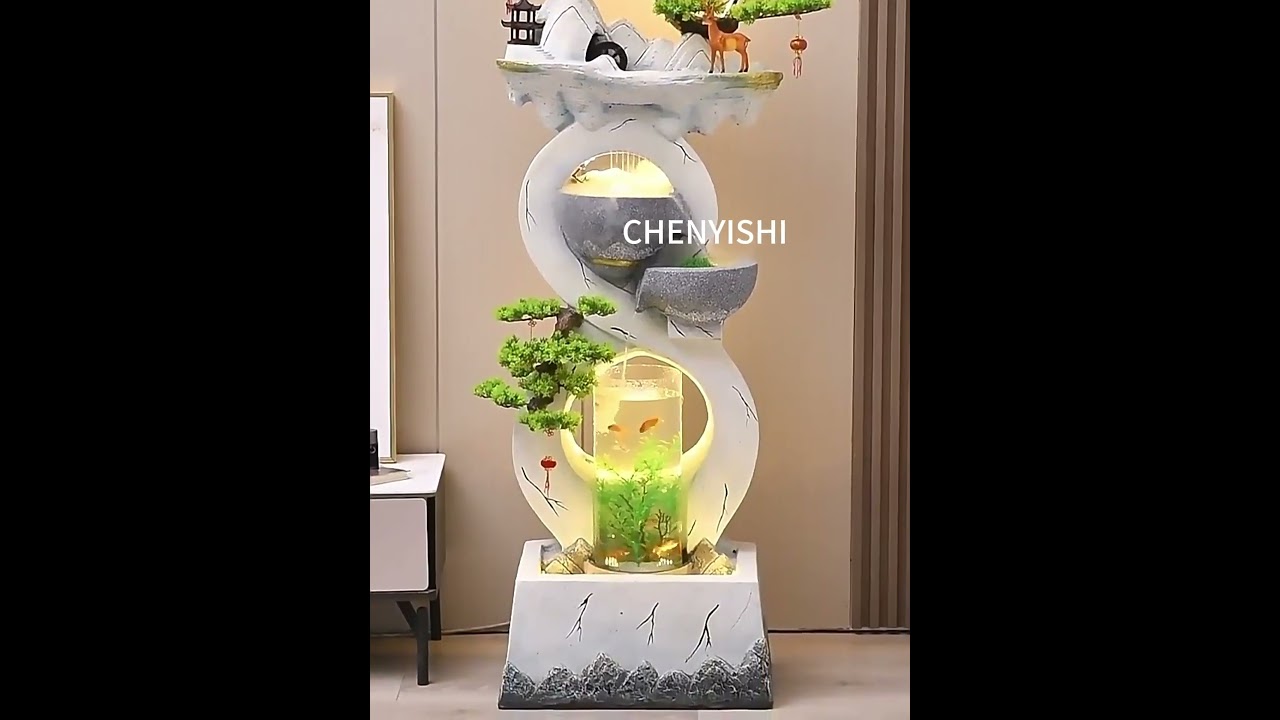 CHENYISHI Running Water Ornaments Circulating Water Fountain Modern Light Luxury Home Living