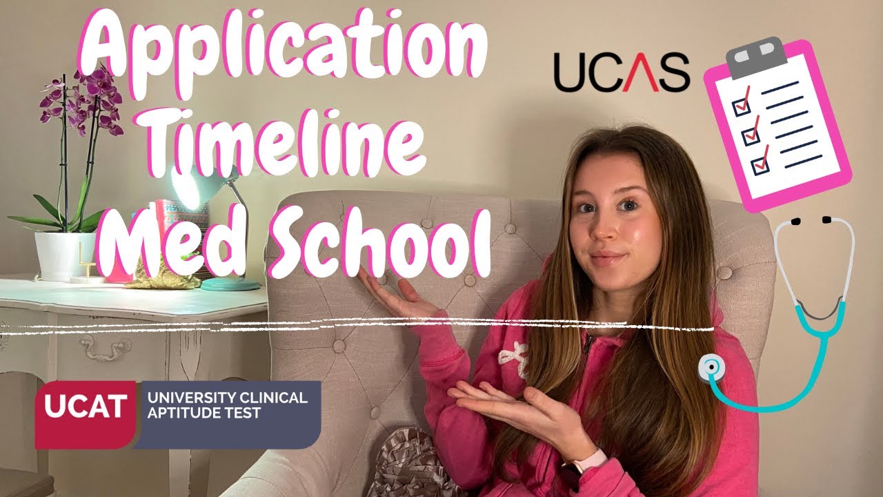 MEDICAL SCHOOL APPLICATON TIMELINE - Step by step GUIDE for APPLYING to med school UK