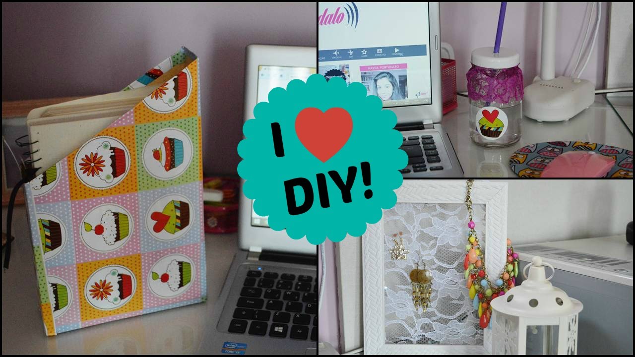 3 DIY para Decorar e Organizar suas Coisas!
