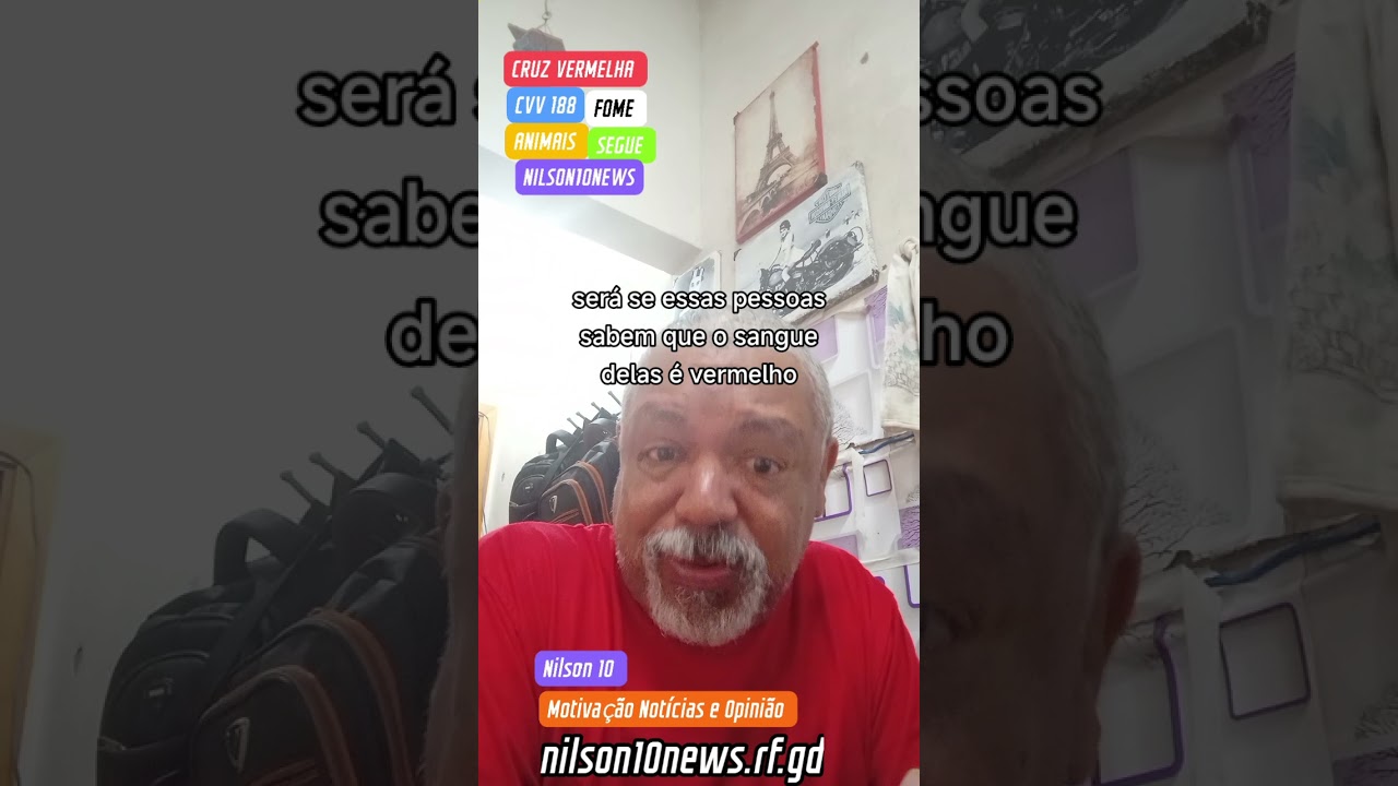 PESSOAS EMBURRECIDAS DIARIAMENTE  #motivacao #noticias #opiniao #nilson10 #CVV188☎📞