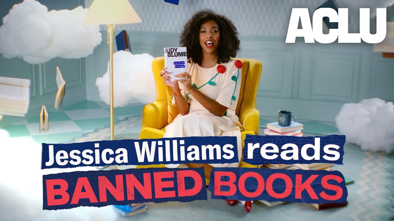 Jessica Williams Reads Banned Books | ACLU | Are You There God? It's Me, Margaret by Judy Blume