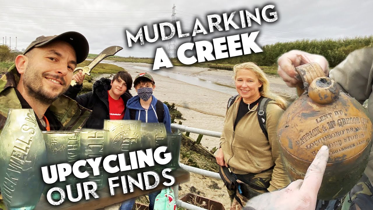 We find Victorian relics and upcycle them! Mudlarking with @nicola white mudlark - Tideline Art