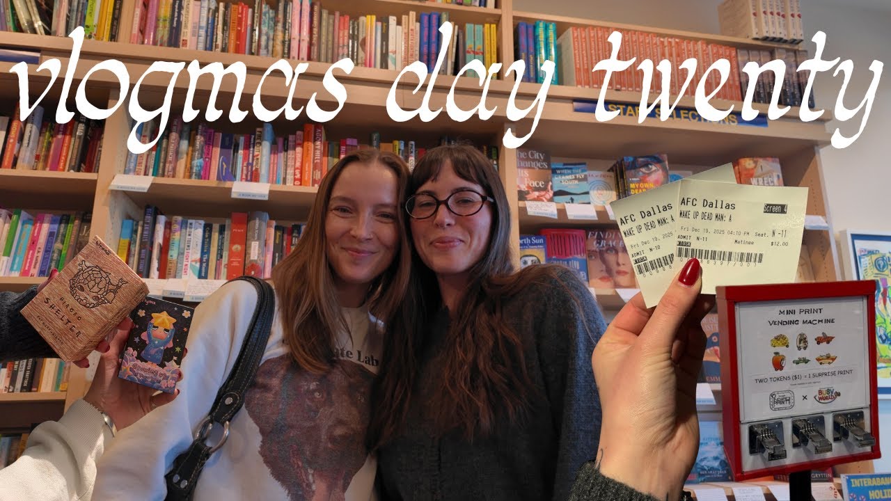 Vlogmas day twenty: beeeboooop around dallas with @taylor tippett and I