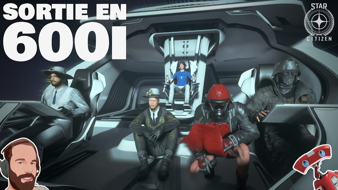 Star Citizen - Soirée à bord du 600i avec le PytaGang en civil