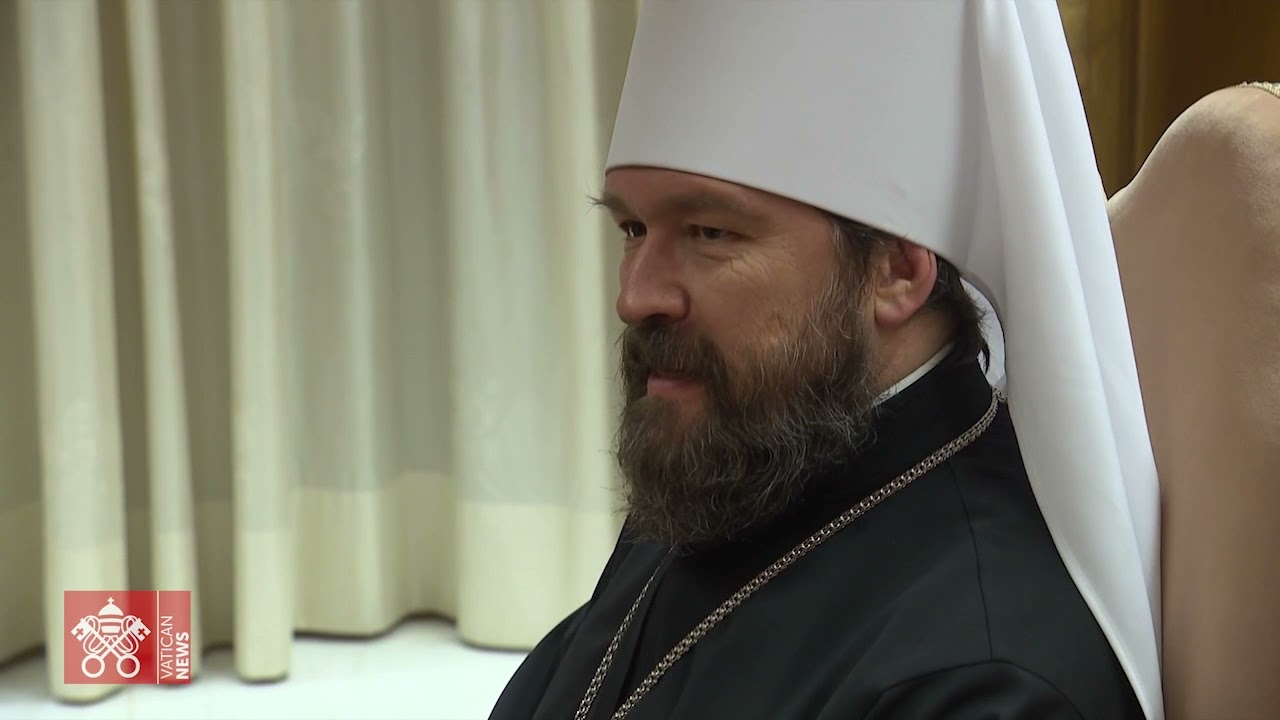 2021 december 22 Pope Francis meet His Eminence Hilarion Alfeyev