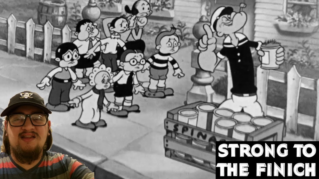 Popeye the Sailor: Strong to the Finich (1934) – First Time Watching: He Got Kids to Like Spinach?