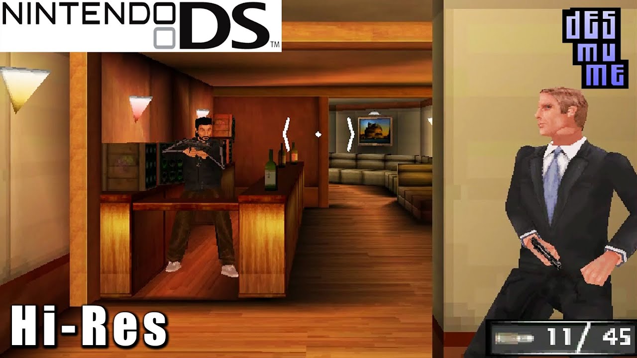James Bond 007: Blood Stone -  Nintendo DS Gameplay High Resolution (DeSmuME)