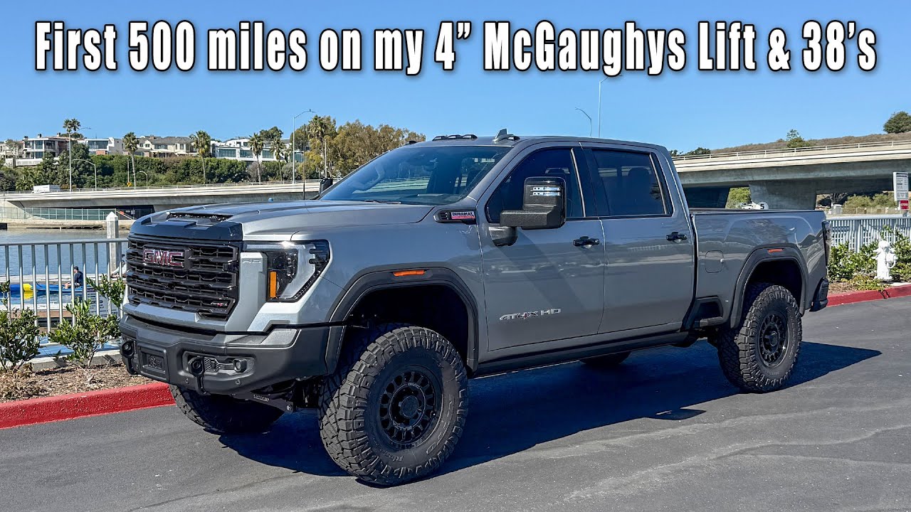 Первые 500 миль на моих 4-дюймовых подъемниках McGaughys и 38-дюймовых шинах