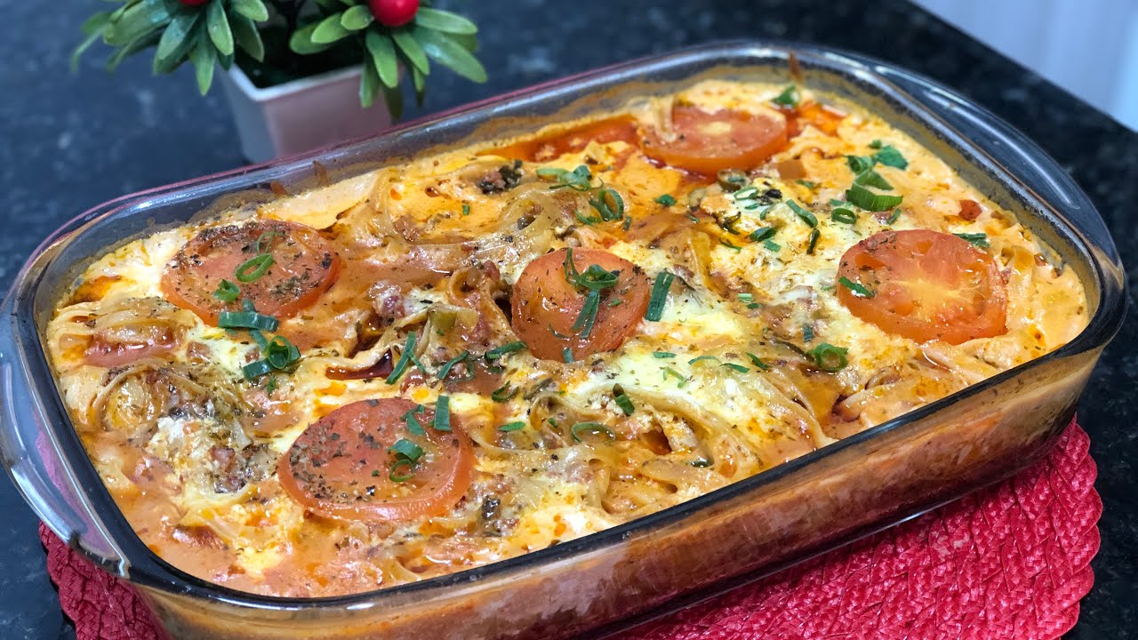 VOCÊ PRECISA PROVAR ESSE MACARRÃO SUPER CREMOSO DE FORNO COM UM SABOR INCRÍVEL- RECEITINHAS COM AMOR