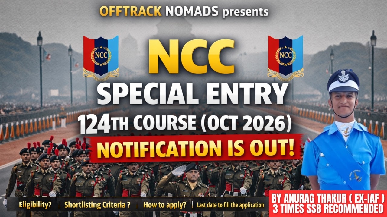 NCC Special Entry 124 Notification out 🔔 | SSB INTERVIEW | Anurag Thakur #ncc #nccspecialentry #ssb