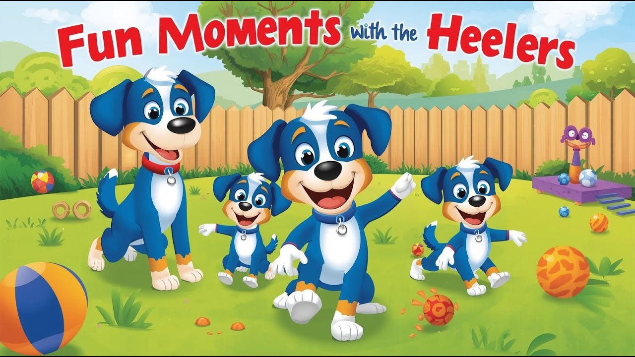 The Heelers: Bluey Family Time Adventures! 🐶💙 Fun Moments with the Heelers