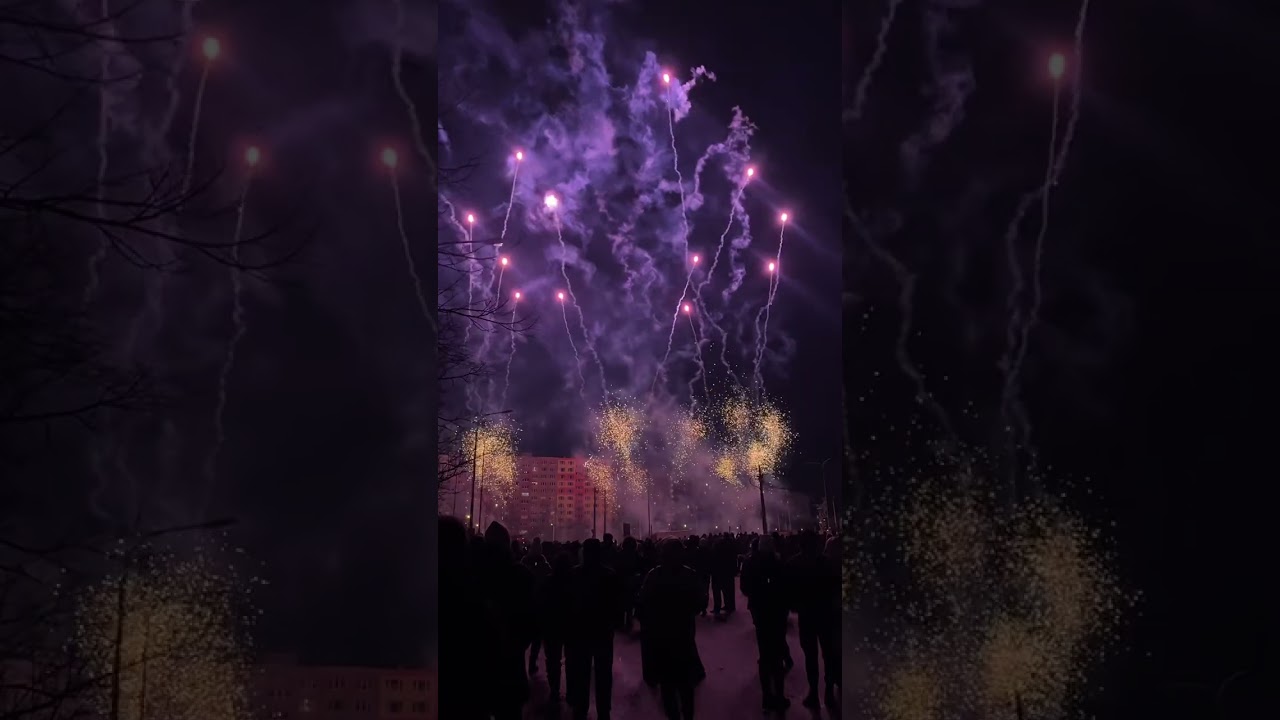 Fireworks at Ostrava-jih