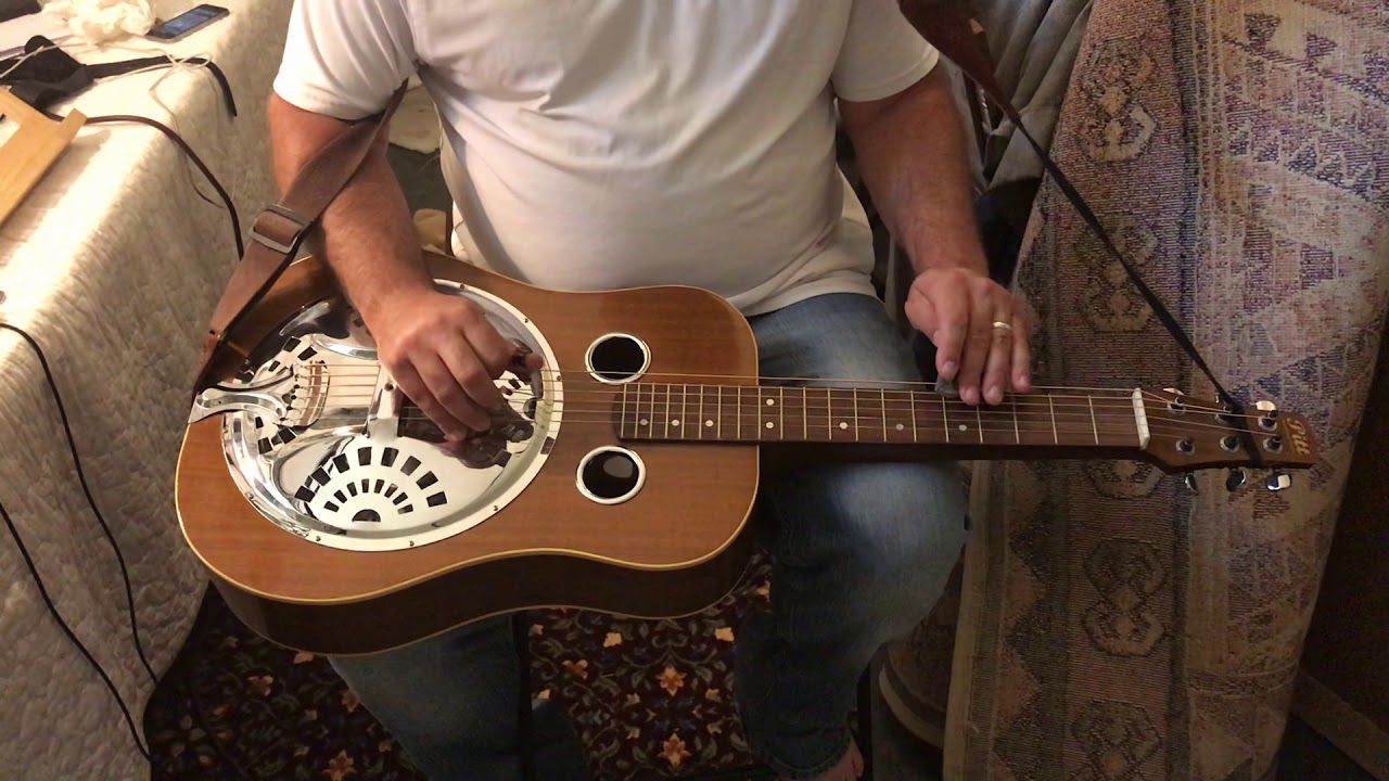 Brandon Green - DOBRO LESSON- moveable major scale-bar shape position