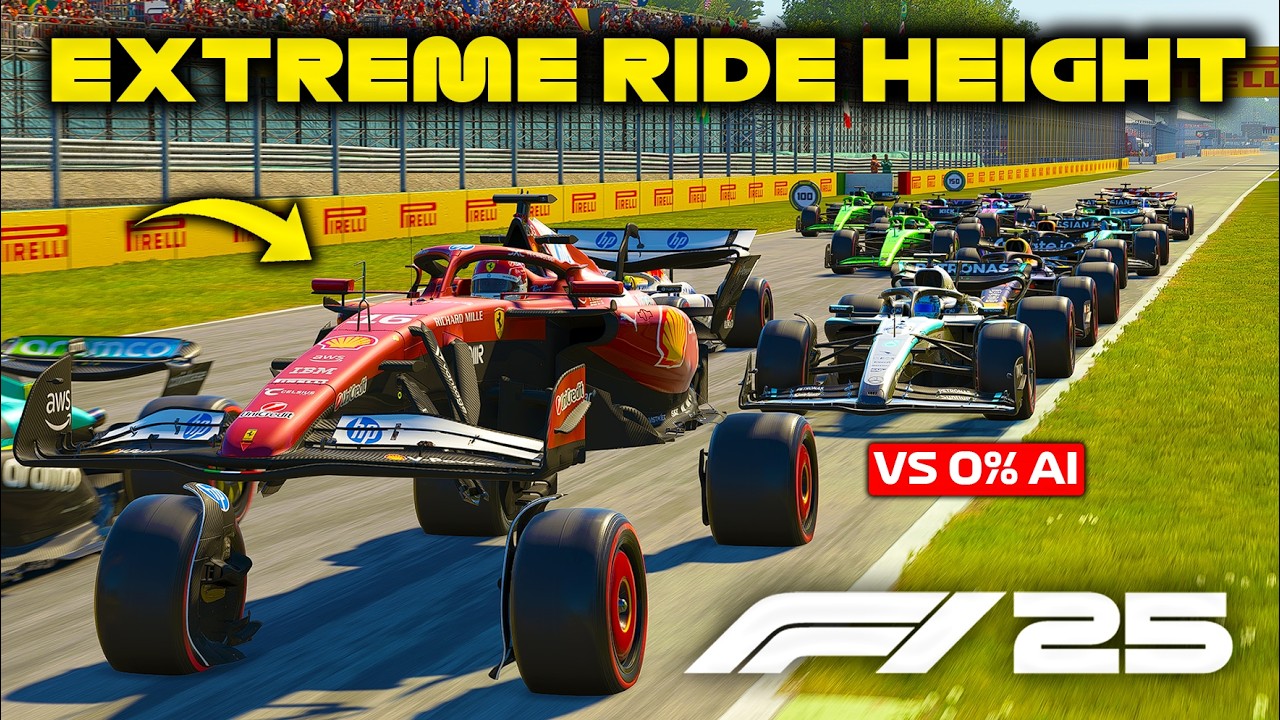 Сможете ли вы победить 0% ИИ с экстремальным дорожным просветом в F1 25?