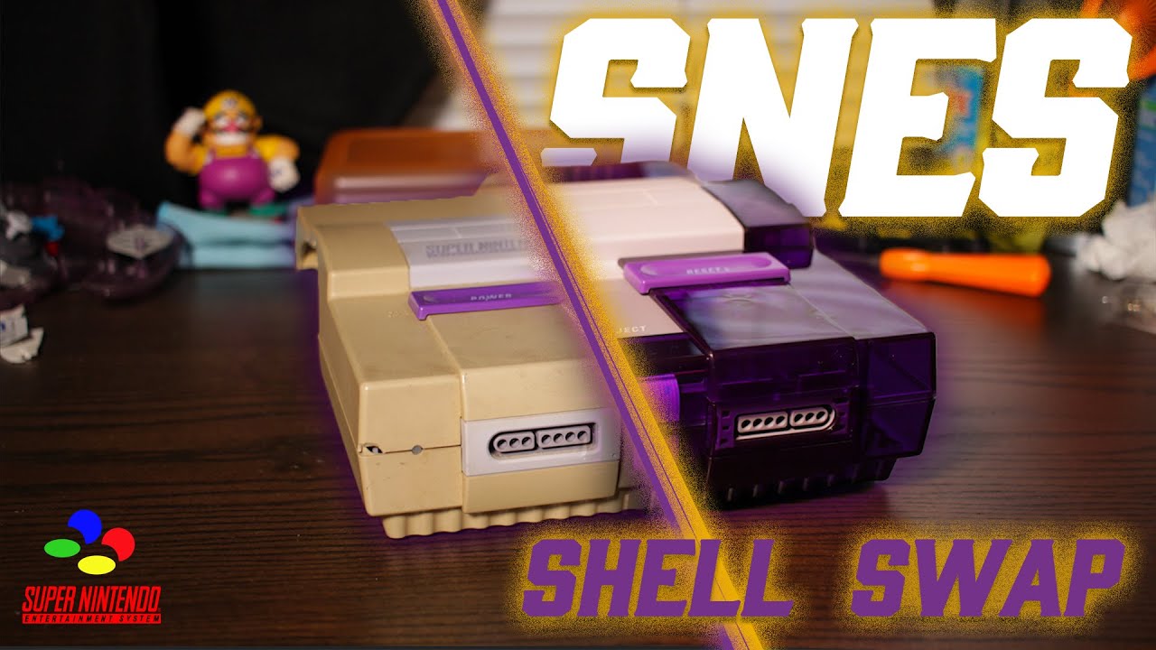 Super Nintendo Shell Swap! - Retro Gaming Console (Natural Reactions)