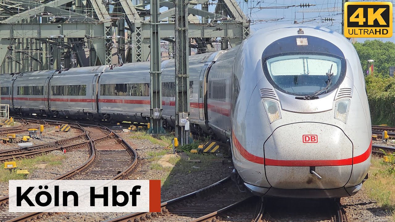 Köln Hbf 05.07.2025 - Fernverkehr nach Brüssel & Amsterdam, dichter Regionalverkehr am Rhein