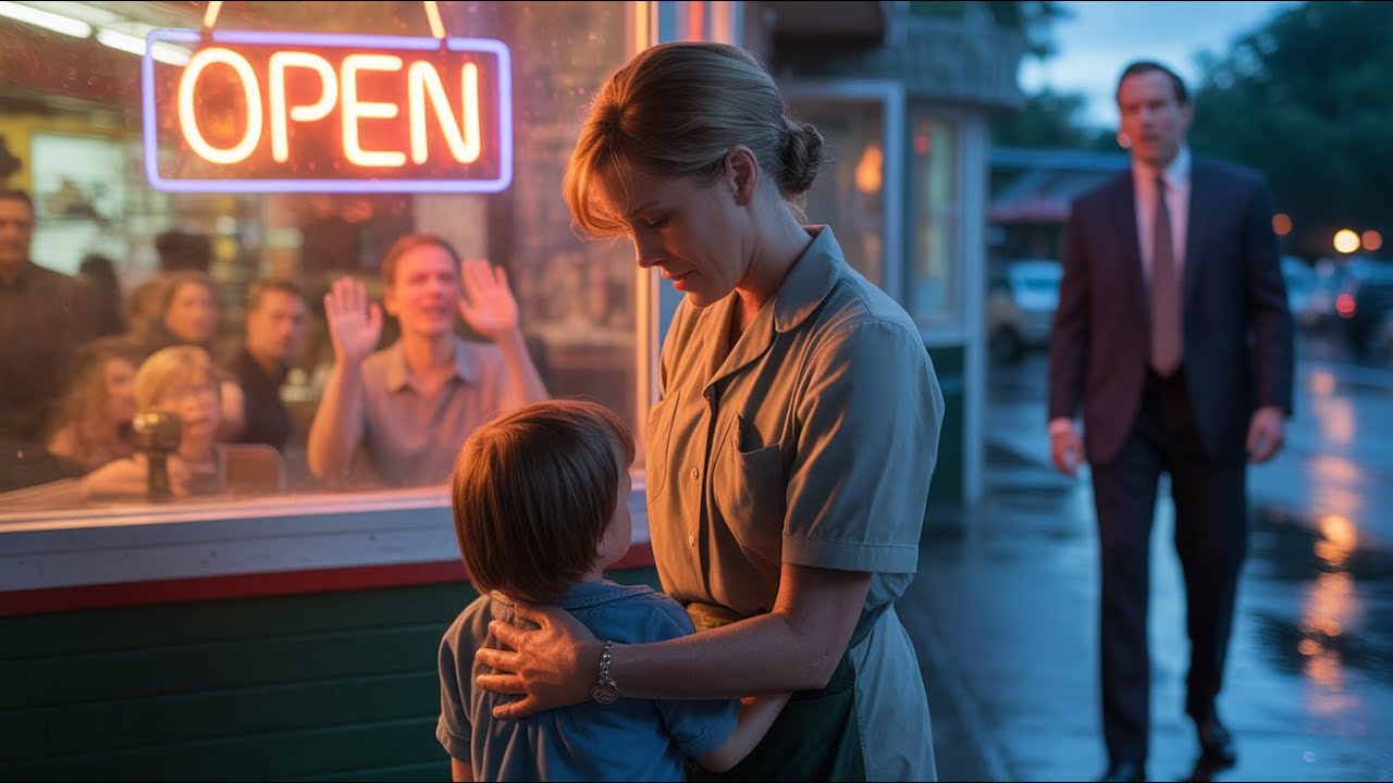 Poor Waitress Guides Lonely Child, Not Knowing Her Dad Was One of the Richest Men Alive...