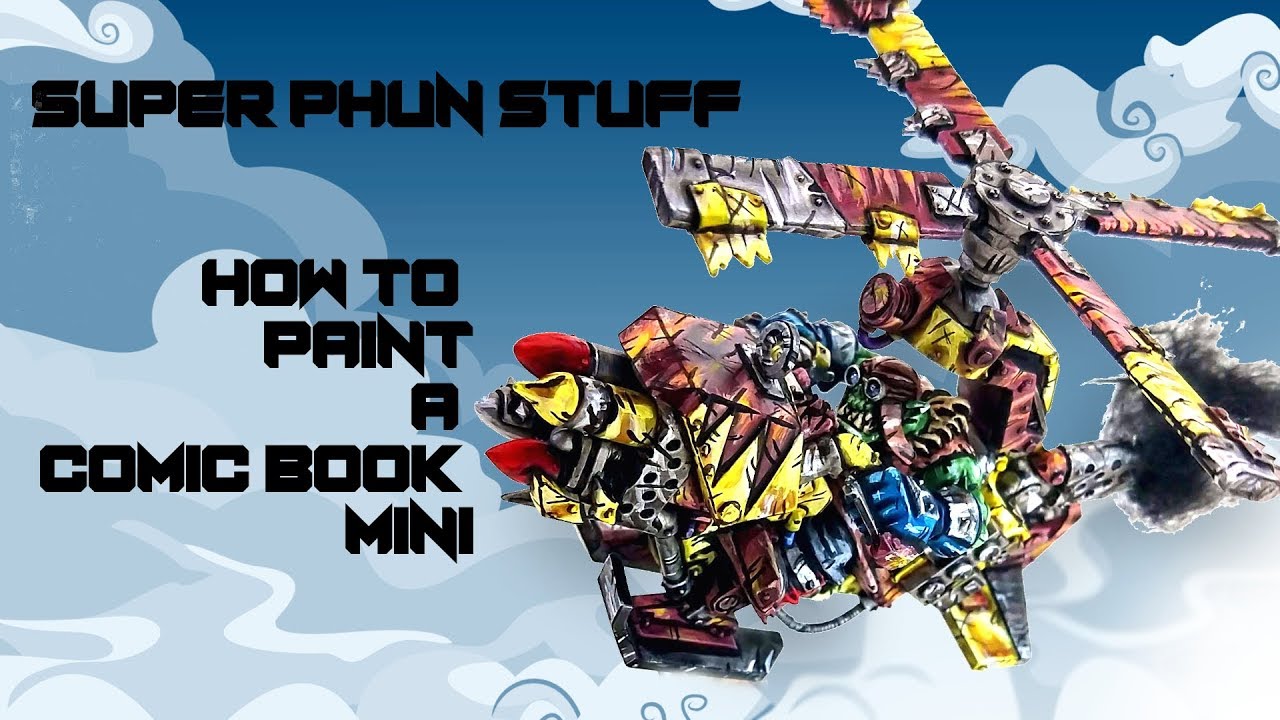 Painting a Comic Book Inspired Mini in 5 Easy Steps