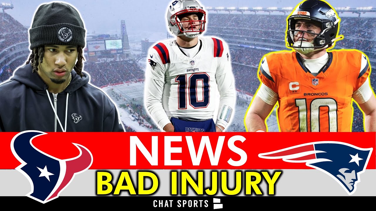 LAST MINUTE Texans vs. Patriots News + INSANE NFL Injury News That Impacts The AFC Championship Game