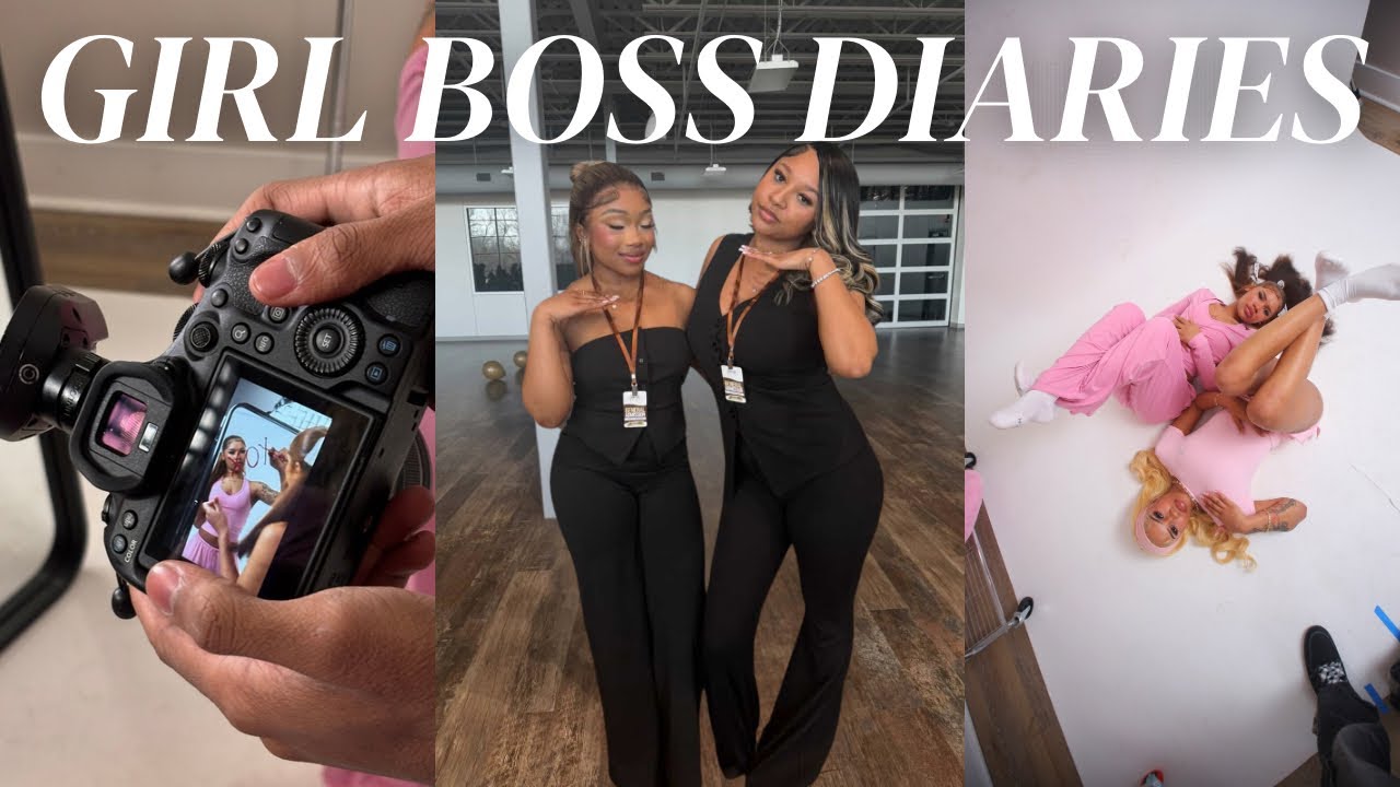 GIRL BOSS DIARIES: LIFE AS A YOUNG ENTREPRENEUR | guest speaking , brand shoot, business trip +more