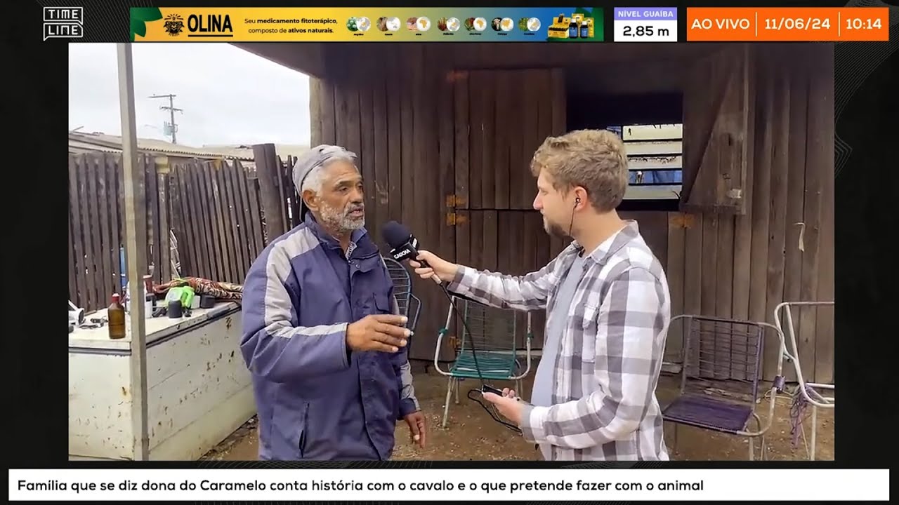 Homem que se diz dono do cavalo Caramelo conta história do animal | Timeline Gaúcha