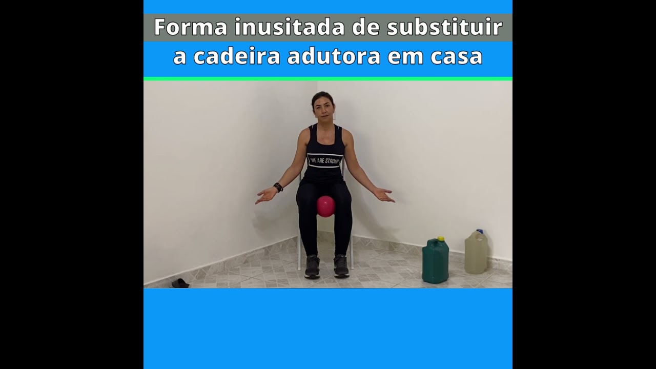 Forma inusitada de substituir a cadeira adutora em casa