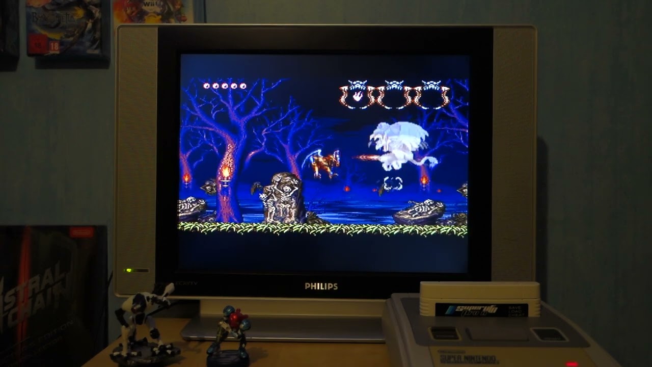 Demon's blason sur super Nintendo entertainment system 👹