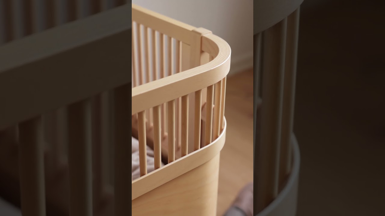 Sebra baby en Junior bed wood hout - Het Sebra Baby & Jr. bed volgt 4 groeifases van kinderen