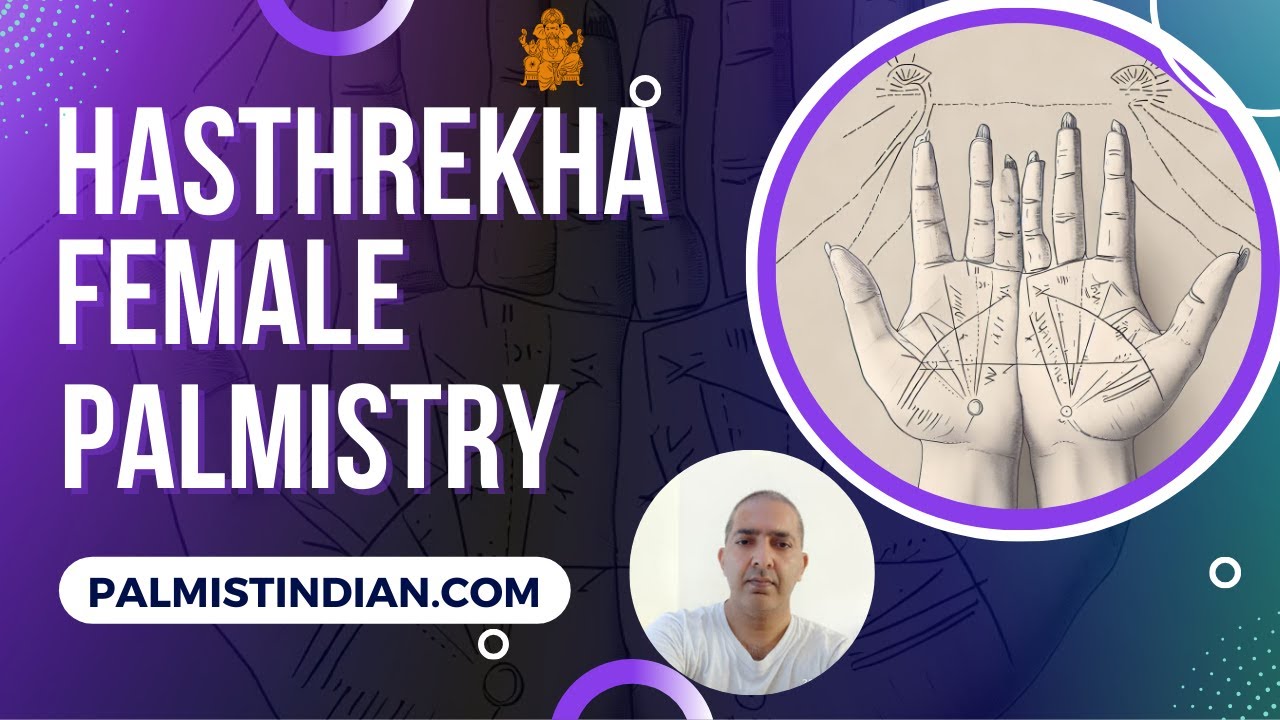 Palmistry Reading of a female whole palm reading / Learn Hasthrekha #palmistrymanish