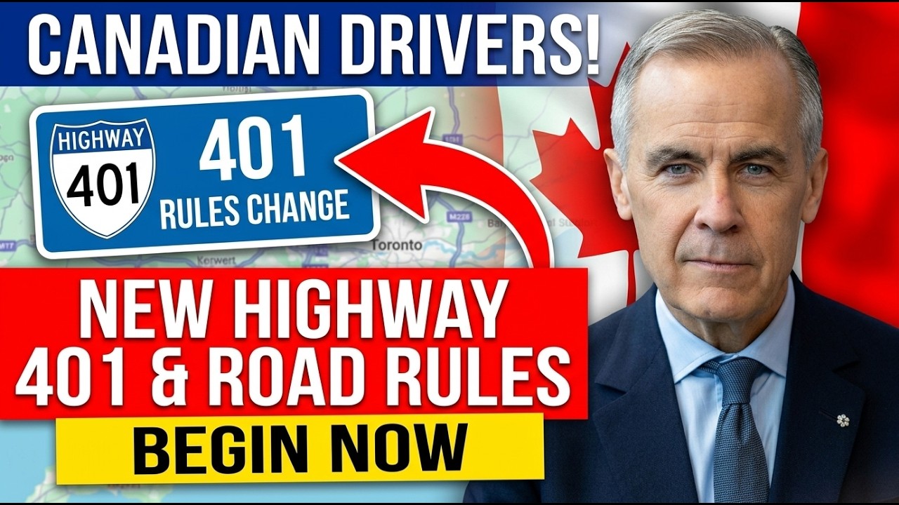 🚨 New Highway 401 & Road Rules Begin NOW &mdash; Millions of Canadian Drivers Be Hit With Instant Fines