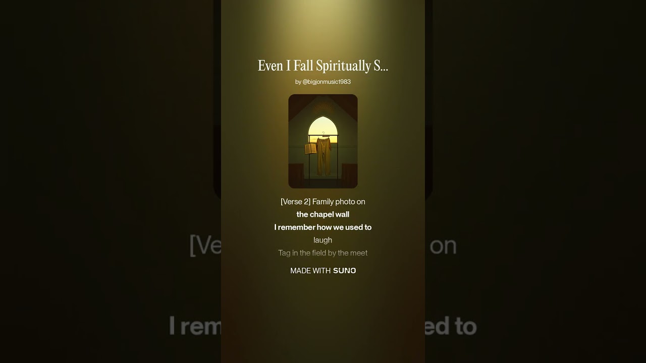 Even I Fall Spiritually Short