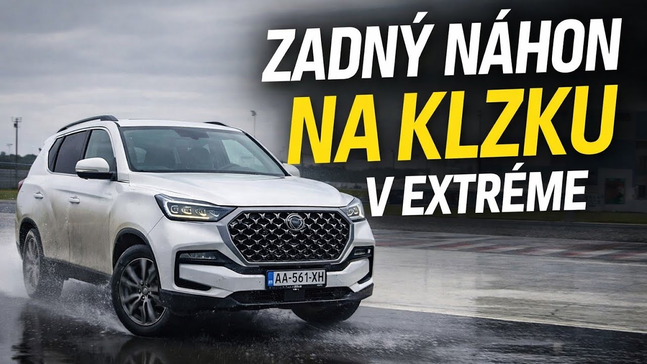 Zadný náhon na klzku v extréme: KGM Rexton 2025 v reálnom teste. 